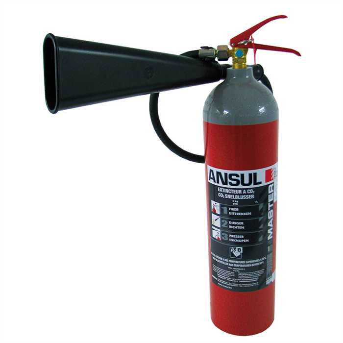 Binam WebShop CO2 Fire Extinguisher Fire class B 5 kg