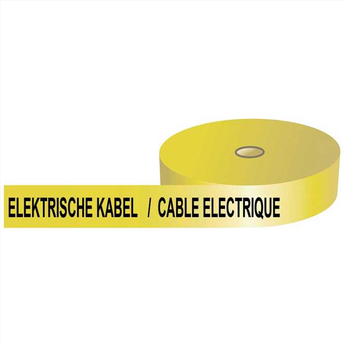 Ruban avertisseur souterrain Elektrische kabel / Cable electrique - BINAME